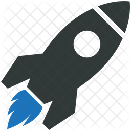 256x256 Spaceship Icon Of Glyph Style