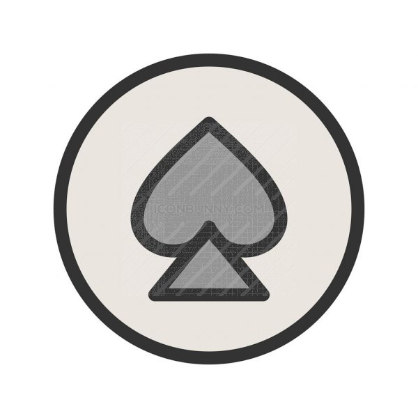 600x600 Spade Line Filled Icon