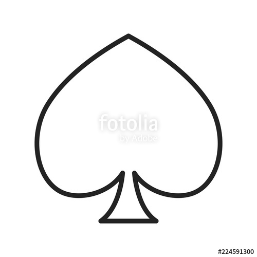 500x500 Spade Icon Image Stock Image And Royalty Free Vector