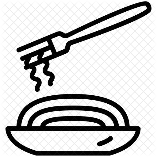512x512 Spaghetti Icon Of Glyph Style
