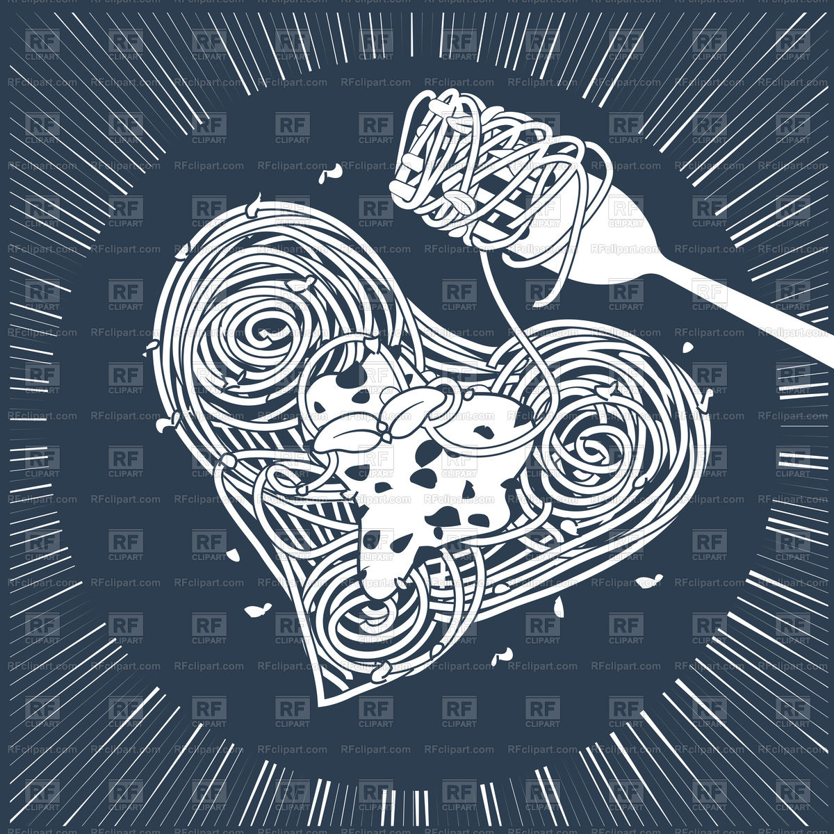 1200x1200 Spaghetti Icon, Italian Cuisine Vector Image Of Food And Beverages