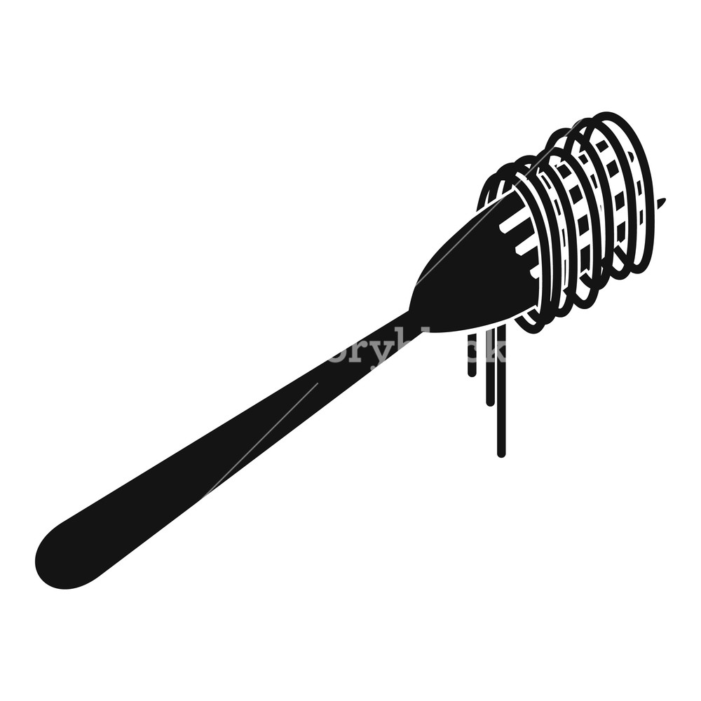 1000x1000 Spaghetti On A Fork Icon Simple Illustration Of Spaghetti