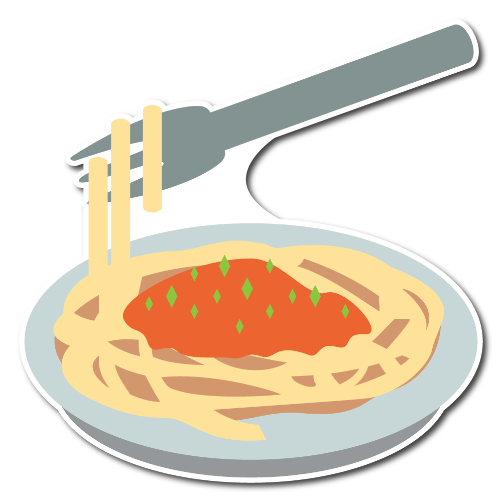 1000x1000 Emoji One Wall Icon Spaghetti