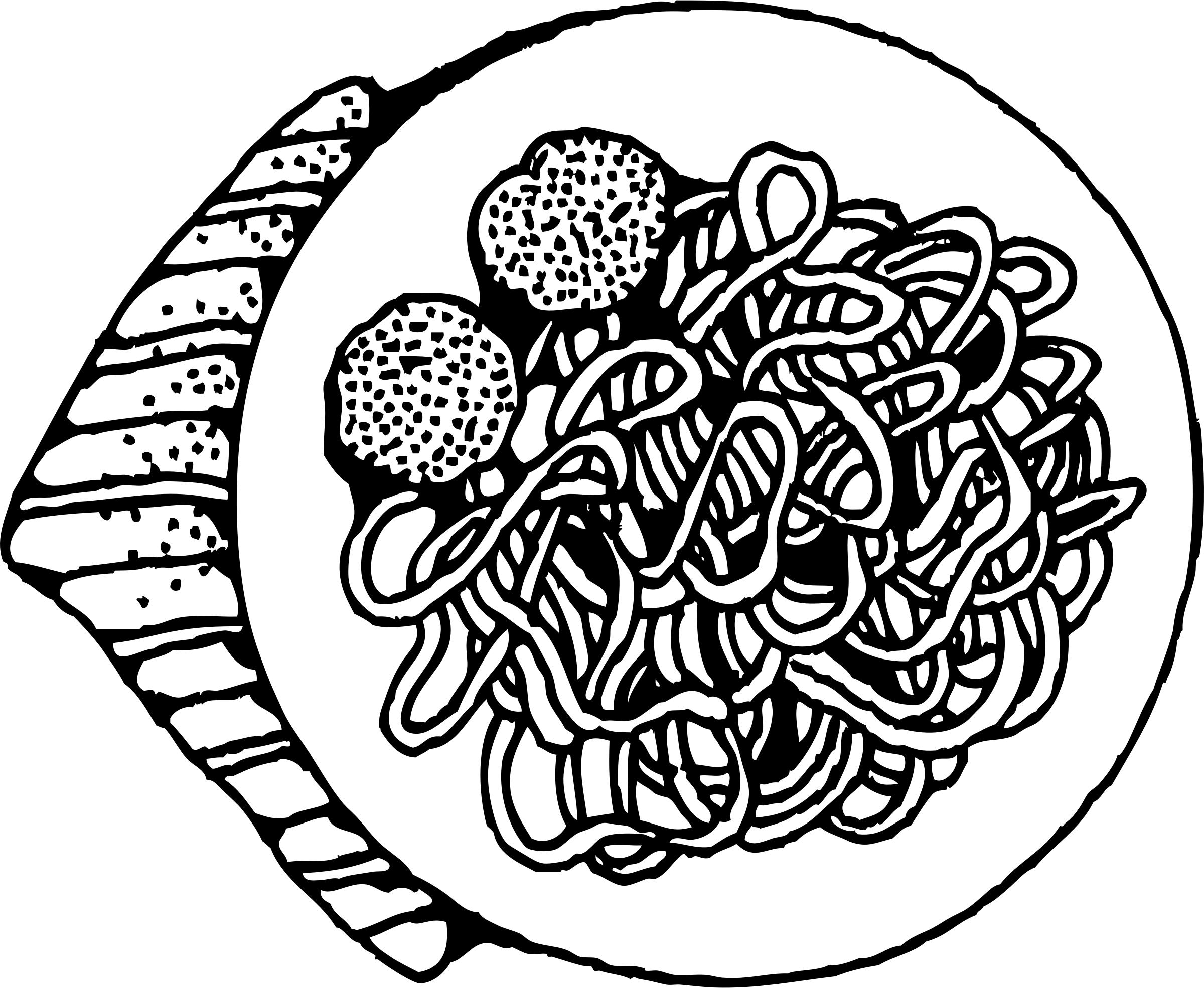 2400x1970 Spaghetti And Meatballs Icons Png