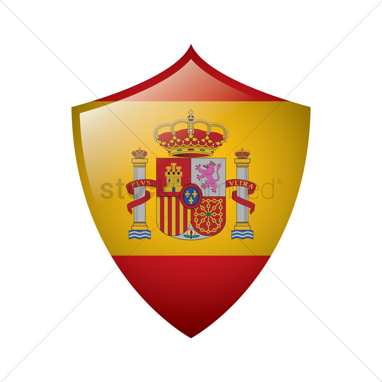 Spain Flag Icon Vector Image 1300x1300 Spain Flag Icon Vector Image