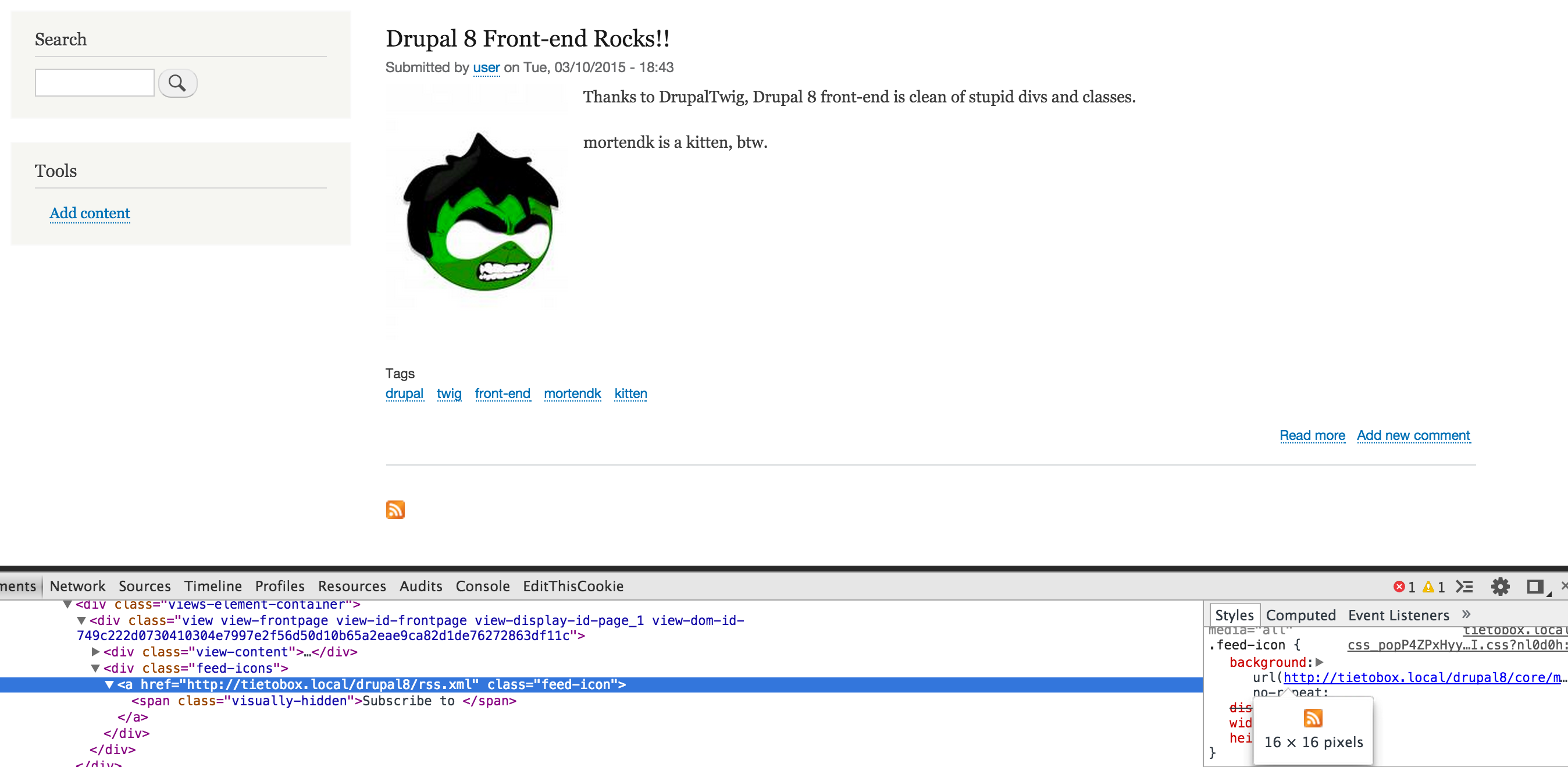 Feed Icon Should Be A Css Background Image Not A Image 2696x1318 Feed Icon Should Be A Css Background Image Not A Image