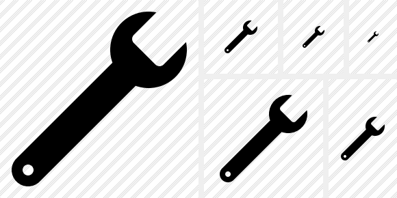 580x290 Spanner Icon Symbol Duo Professional Stock Icon And Free Sets