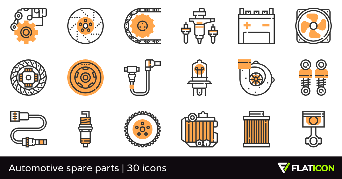 1200x630 Automotive Spare Parts Free Icons