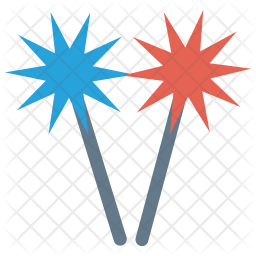 256x256 Spark Icon Of Flat Style