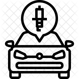 256x256 Spark Icon Of Line Style