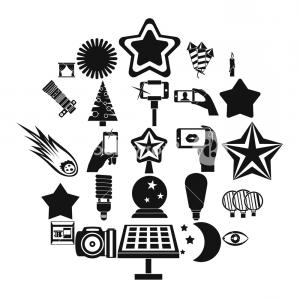 300x300 Stock Illustration The Spark Icon Set Hoodamathrun