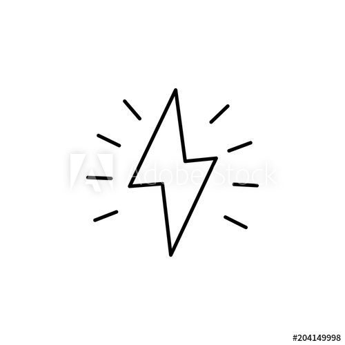 500x500 Spark Icon Element Of Speed For Mobile Concept And Web Apps