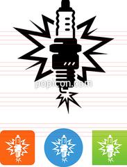 183x240 Exploding Spark Plug Icon
