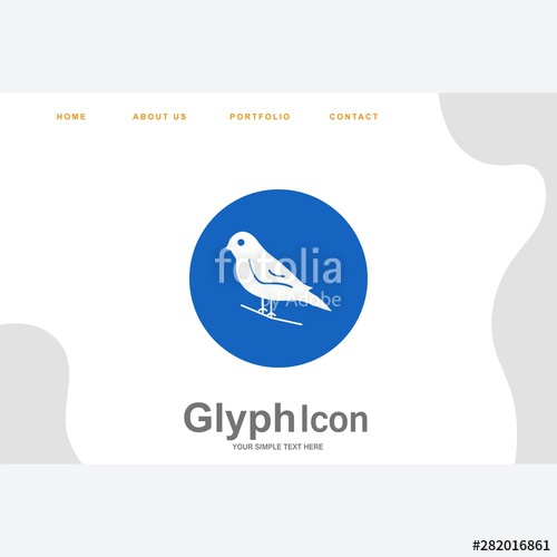 500x500 Sparrow Icon For Your Project Stock Image And Royalty Free Vector