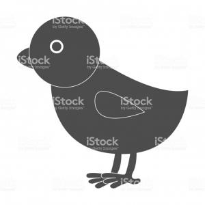 300x300 Bird Icon Sparrow Silhouette Vector Illustration Gm Catchsplace