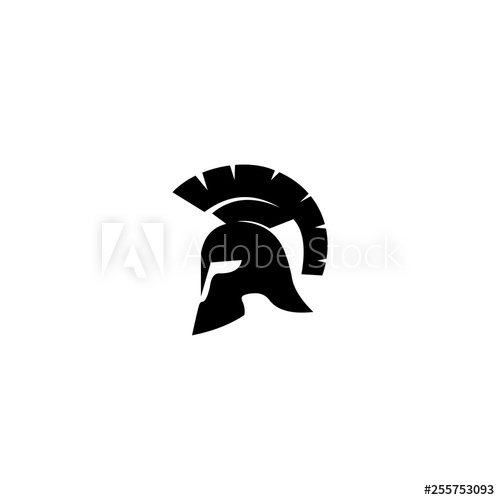 500x500 Spartan Helmet Silhouette Helmet Icon Black Helmet Helmet Logo