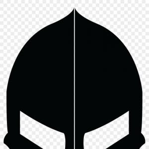 300x300 Stock Illustration Spartan Helmet Icon On White Hoodamathrun