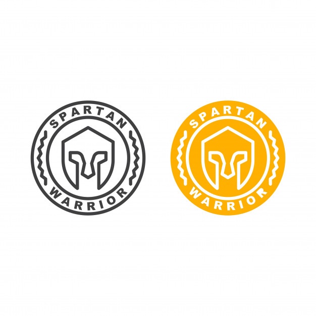 626x626 Spartan Warrior Helmet Icon Template Vector Premium Download