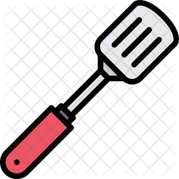 256x256 Spatula Icon Of Colored Outline Style