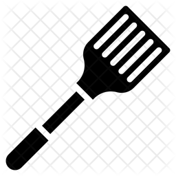 256x256 Spatula Icon Of Glyph Style