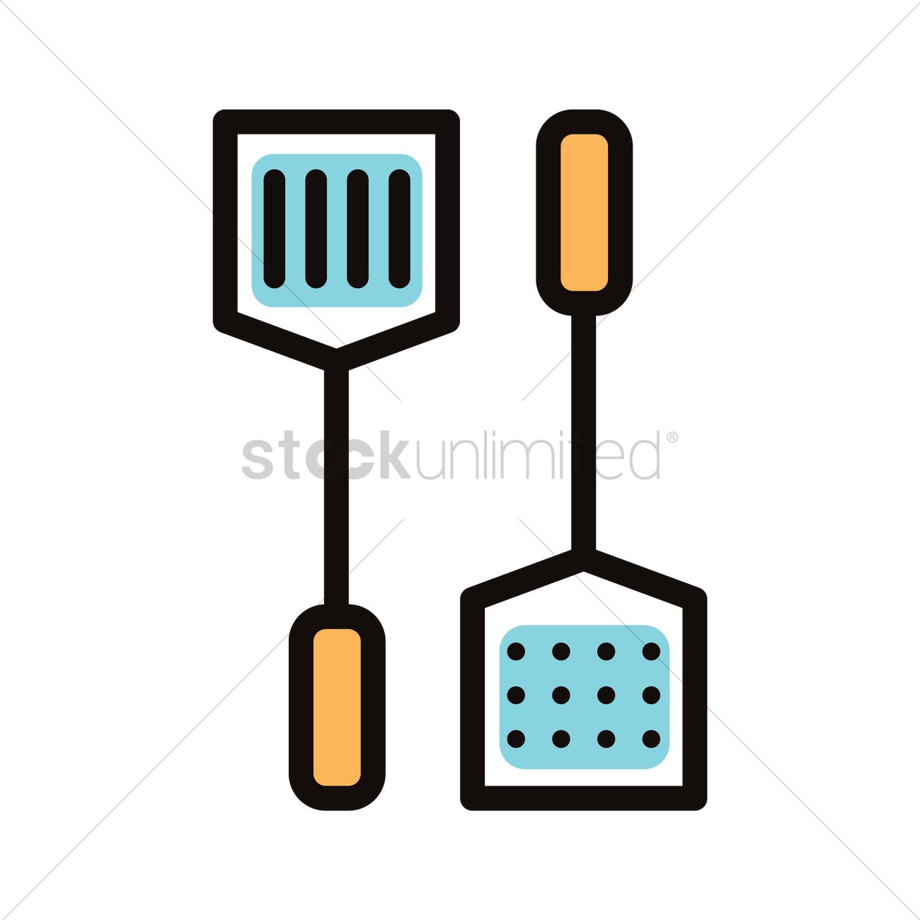 1300x1300 Spatula Icon Vector Image