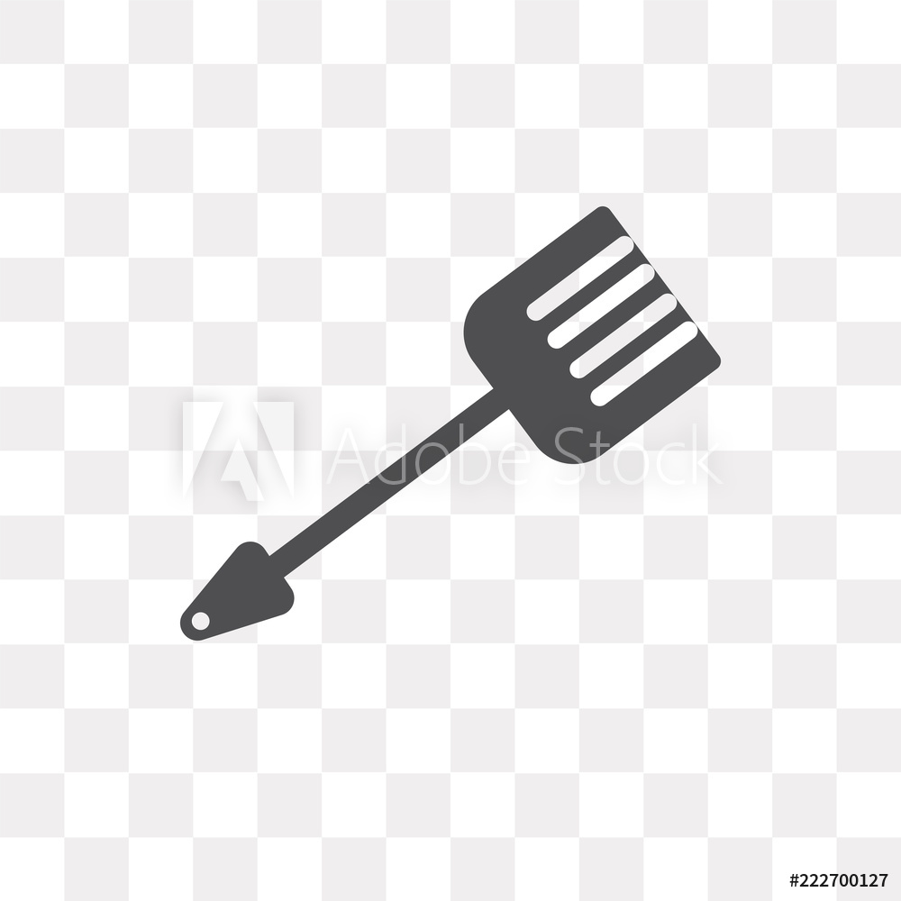 1000x1000 Fotografie, Obraz Spatula Icon On Transparent Background Posters Cz
