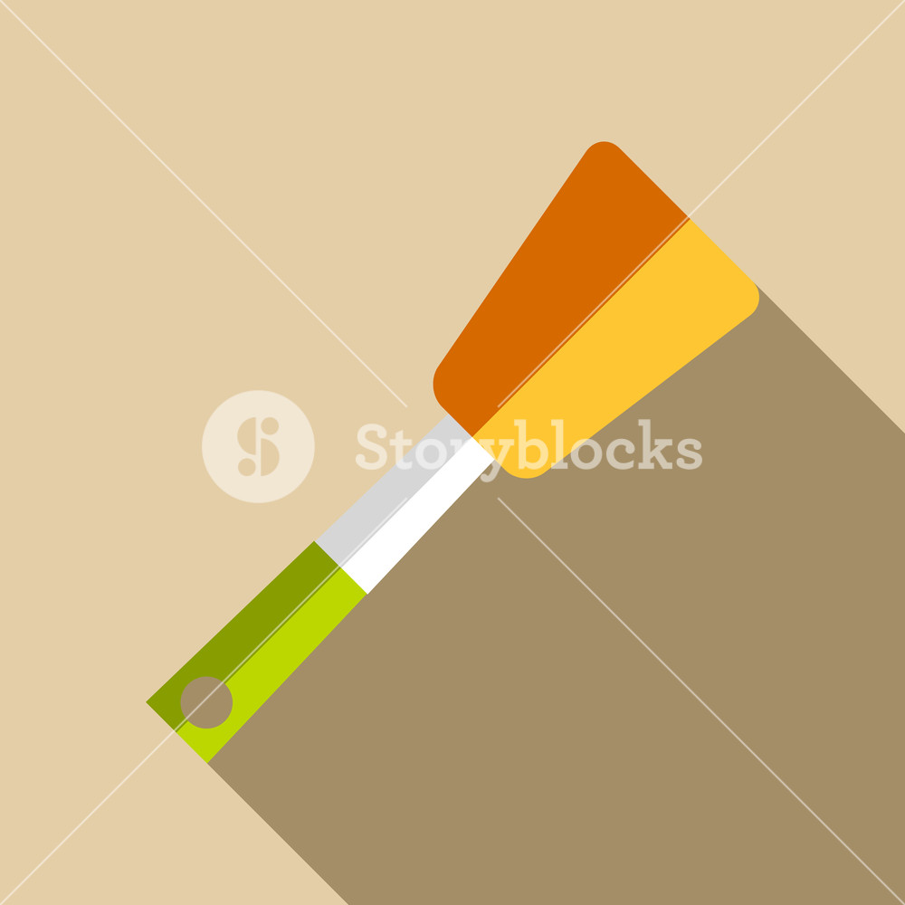 1000x1000 Kitchen Spatula Icon Flat Illustration Of Kitchen Spatula Vector