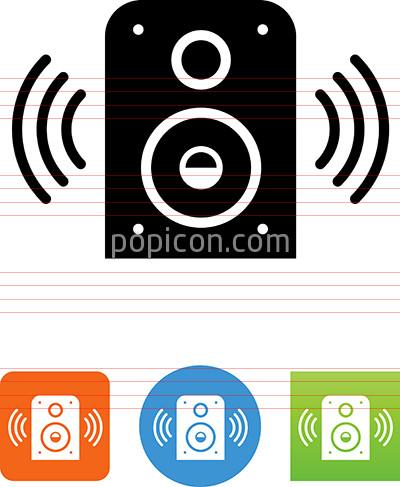 Sound Audio Speaker Icon 400x487 Sound Audio Speaker Icon