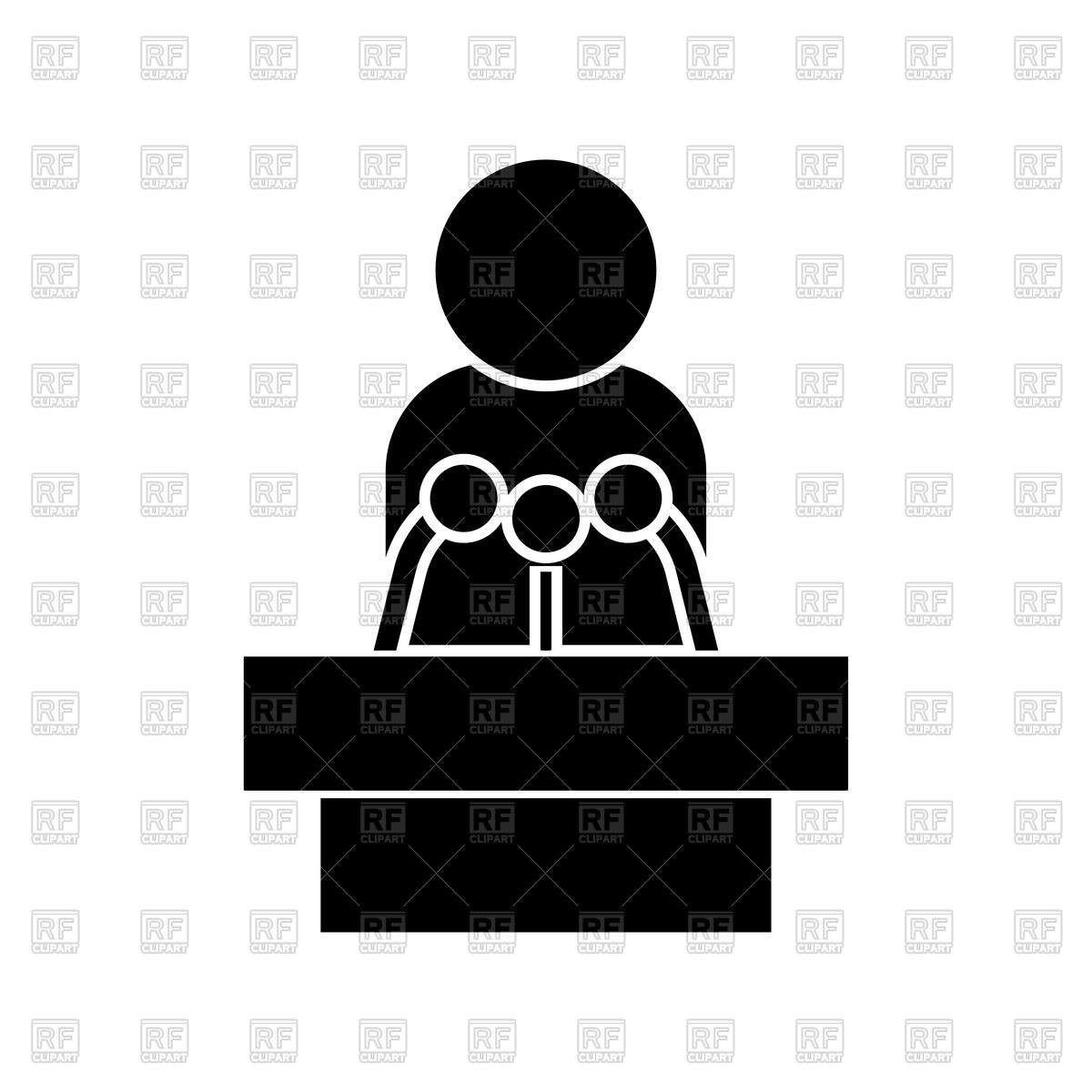 Man Speaking With Rostrum 1200x1200 Man Speaking With Rostrum