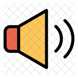 256x256 Speaker Icon Of Colored Outline Style