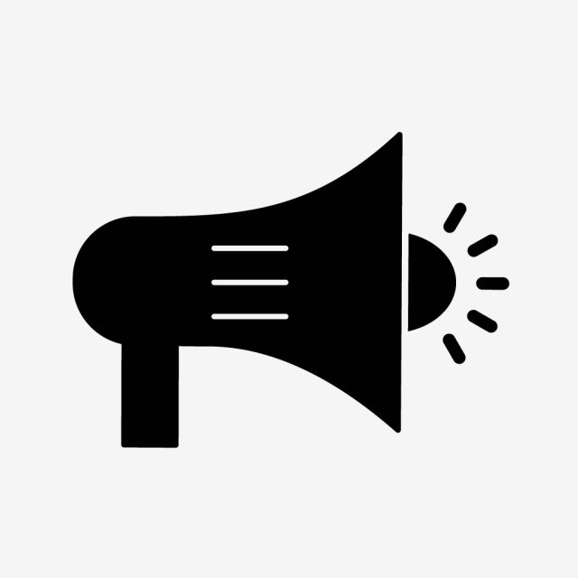 640x640 Vector Speaker Icon, Speaker, Megaphone, Illustration Png