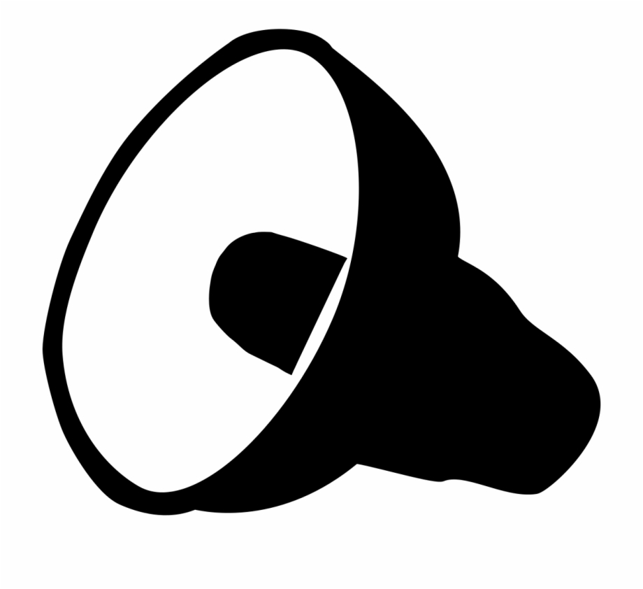 920x842 Speaker Icon Black