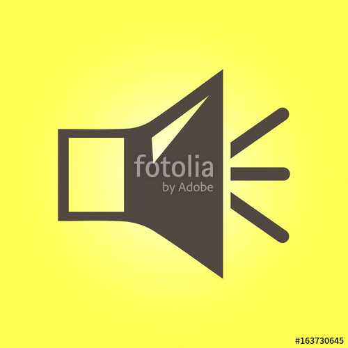 500x500 Loud Speaker Icon Speaker Volume Sign Icon Sound Symbol Flat