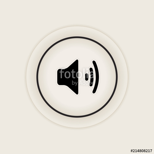 500x500 Sound Speaker Volume Icon Button Stock Image And Royalty Free