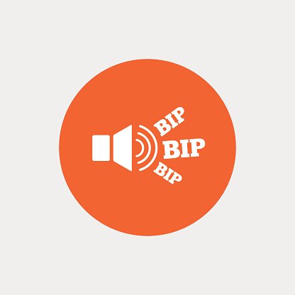 416x416 Speaker Volume Sound With Bip Premium Clipart