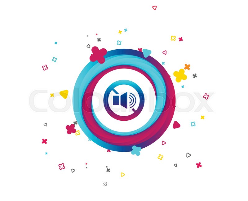 800x648 Speaker Volume Sign Icon No Sound Stock Vector Colourbox