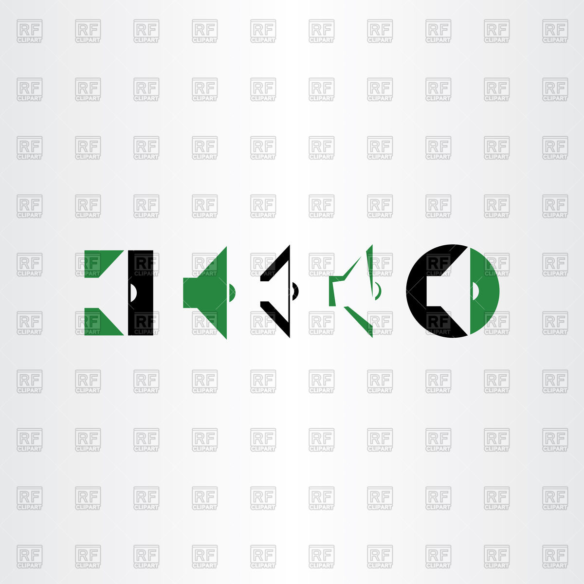 1200x1200 Web Speaker Audio Volume Sound Icon Set Vector Image Of Icons