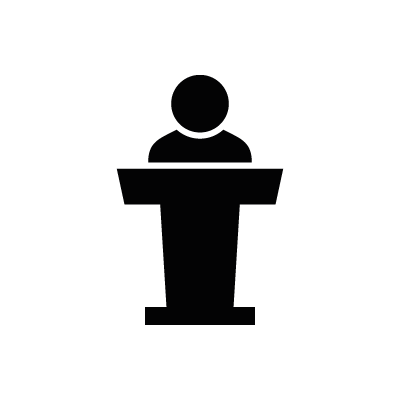 400x400 Vector Speaking Png