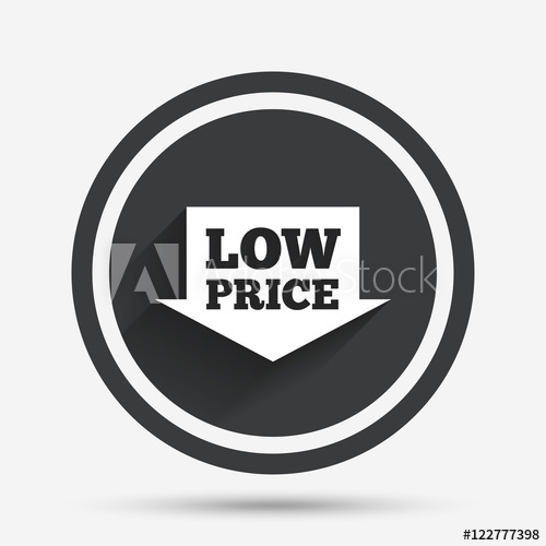 500x500 Low Price Sign Icon Special Offer Symbol