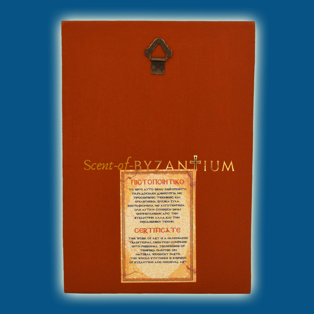 1000x1000 Hagiography Wooden Icon Of Saint Florianos Handmaded Special Order