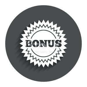 300x300 Bonus Sign Special Offer Star Symbol Premium Clipart