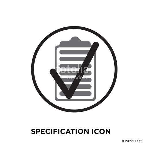 500x500 Specification Icon Stock Image And Royalty Free Vector
