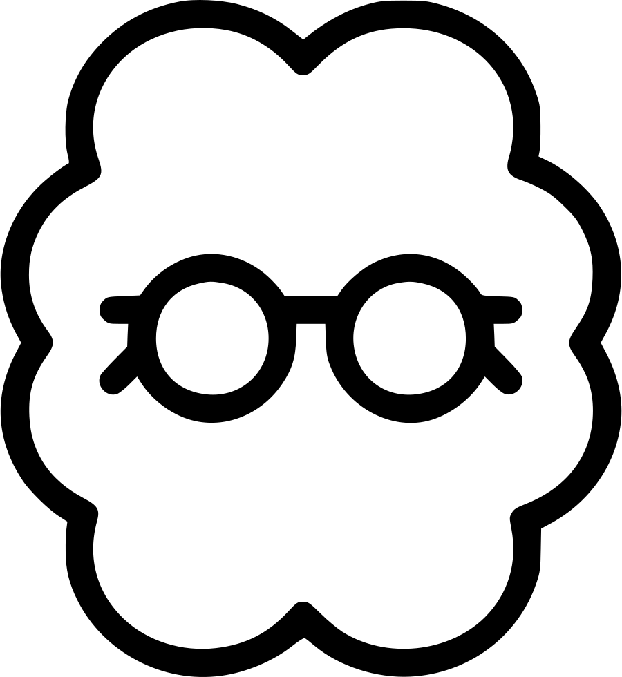 900x980 Nerd Smart Geek Brain Spectacles Specs Intelligent Png Icon