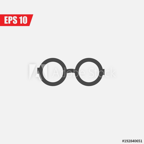 500x500 Specs Eye Sight Glasses Vector Icon