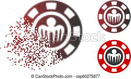 450x272 Moving Pixel Halftone Spectre Casino Chip Icon Spectre Casino