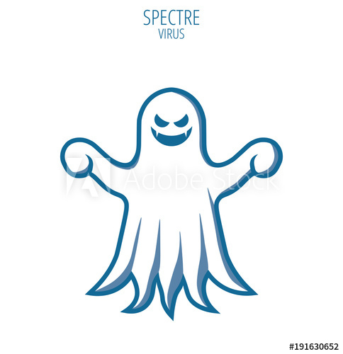 484x500 Spectre Virus Malware Icon Logo