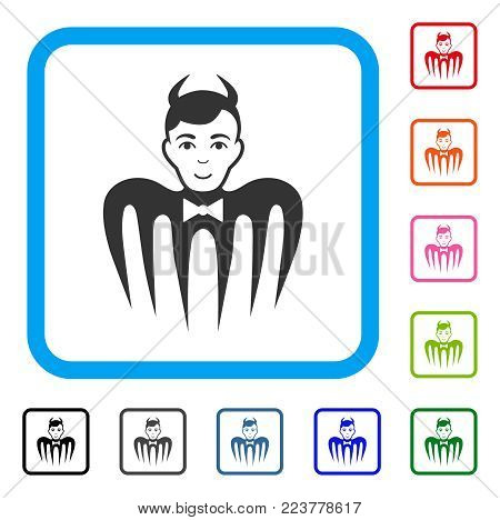 450x468 Manager Spectre Devil Icon Flat Gray Pi