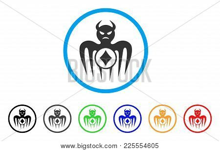 450x308 Playing Spectre Satan Icon Vector Illustration Type Is A Flat