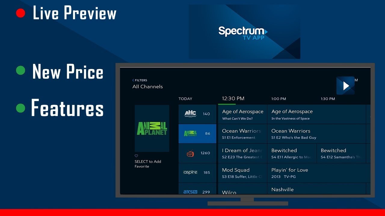 watch spectrum live tv