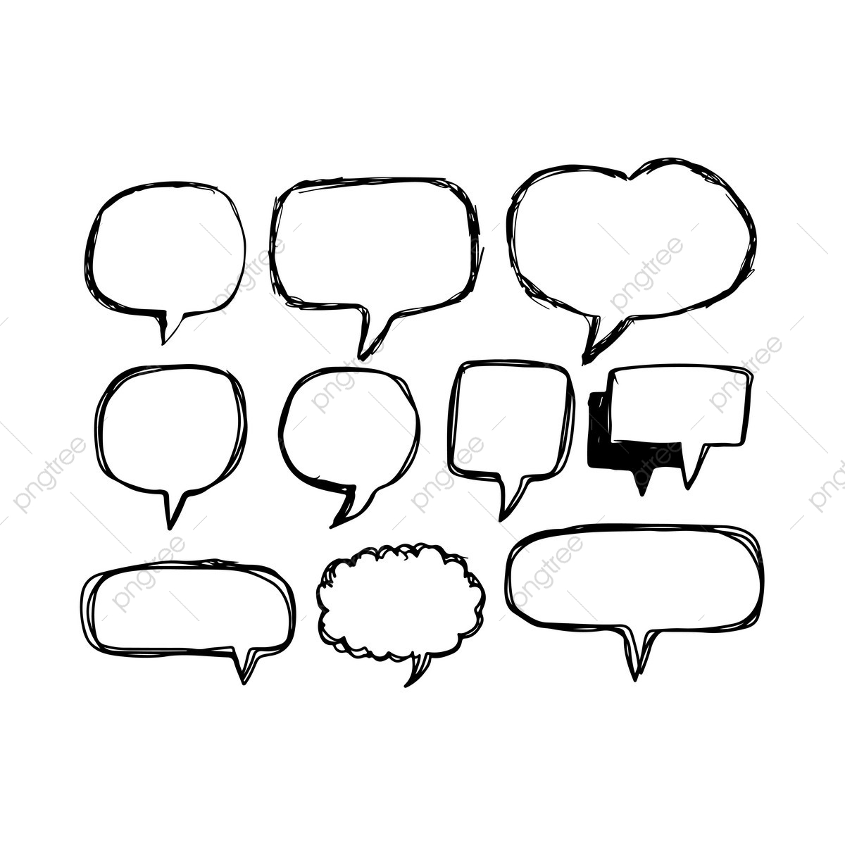 1200x1200 Speech Bubble Icon Hand Drawn, Bubble, Communication, Dialog Png